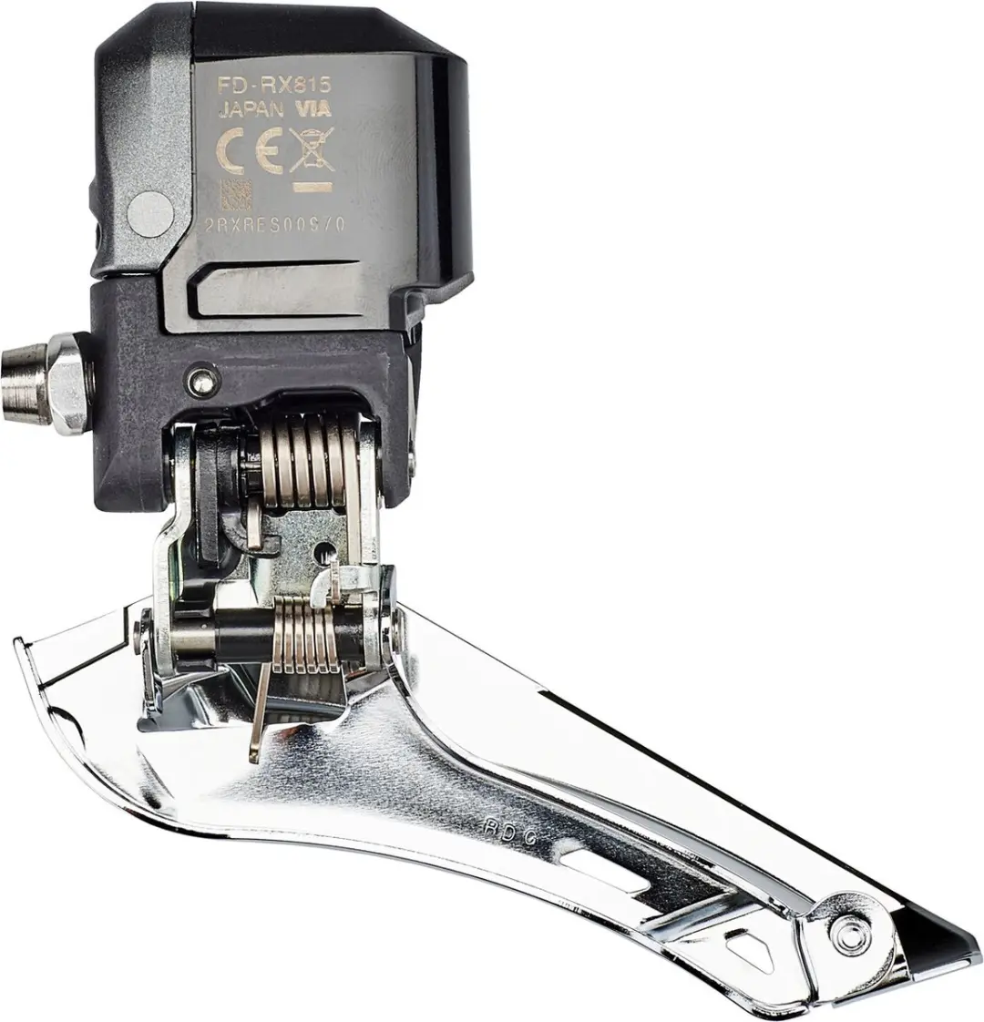 Shimano GRX Di2 FD-RX815-F Voorderailleur 2x11 Speed - Zwart/Zilver - afbeelding 2 van 5