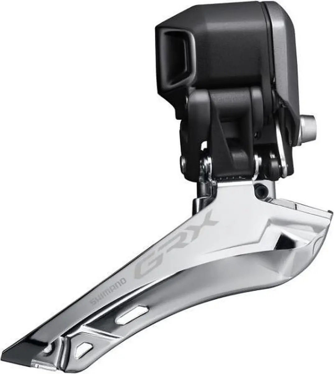 Shimano GRX Di2 FD-RX815-F Voorderailleur 2x11 Speed - Zwart/Zilver - afbeelding 4 van 5