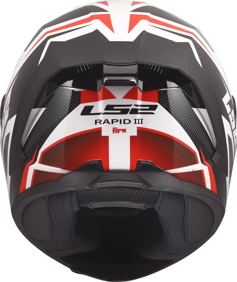 LS2 FF820 Rapid III Xtrem Helm - XS - Wit/Rood/Zwart