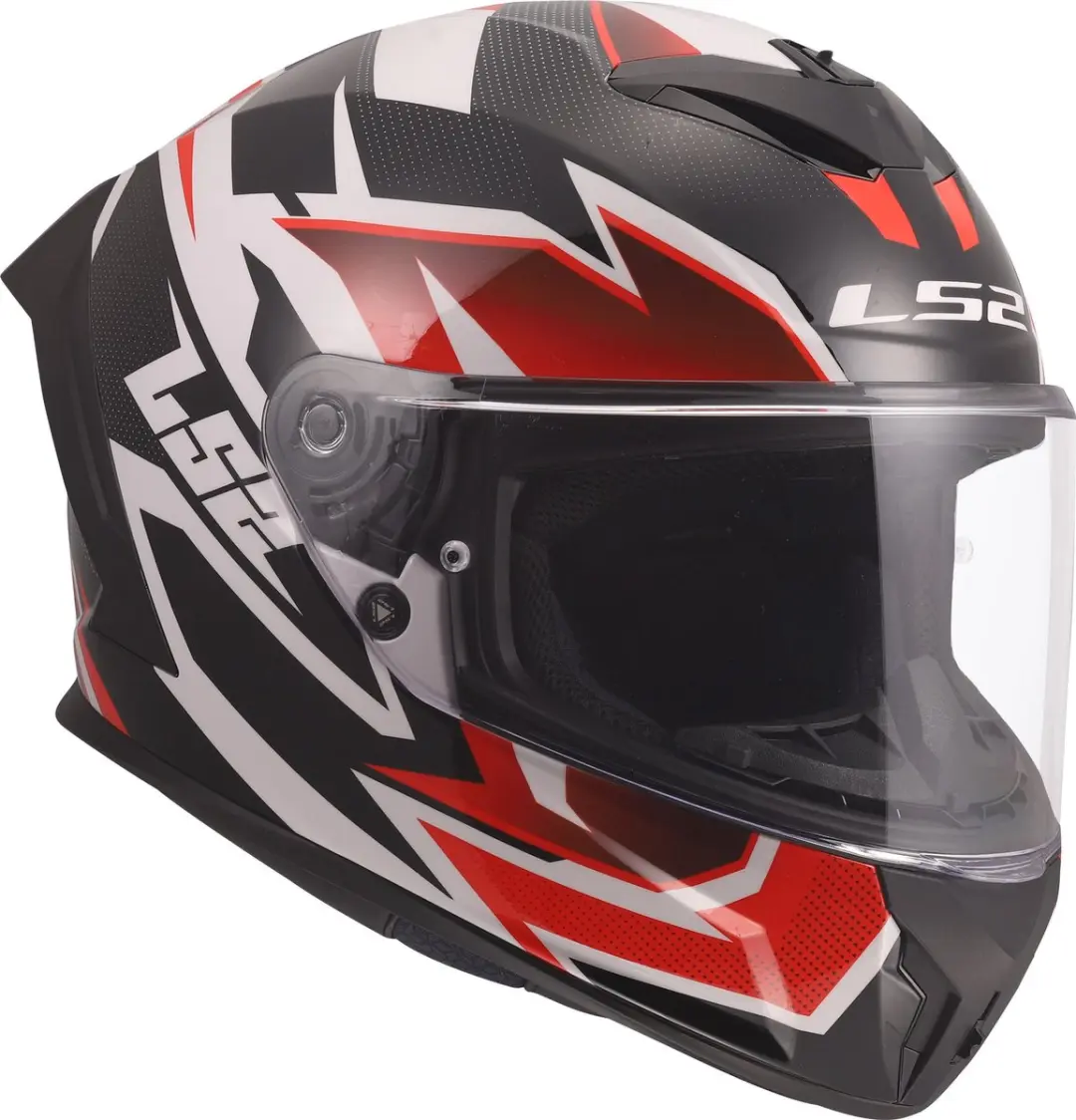 LS2 FF820 Rapid III Xtrem Helm - XS - Wit/Rood/Zwart