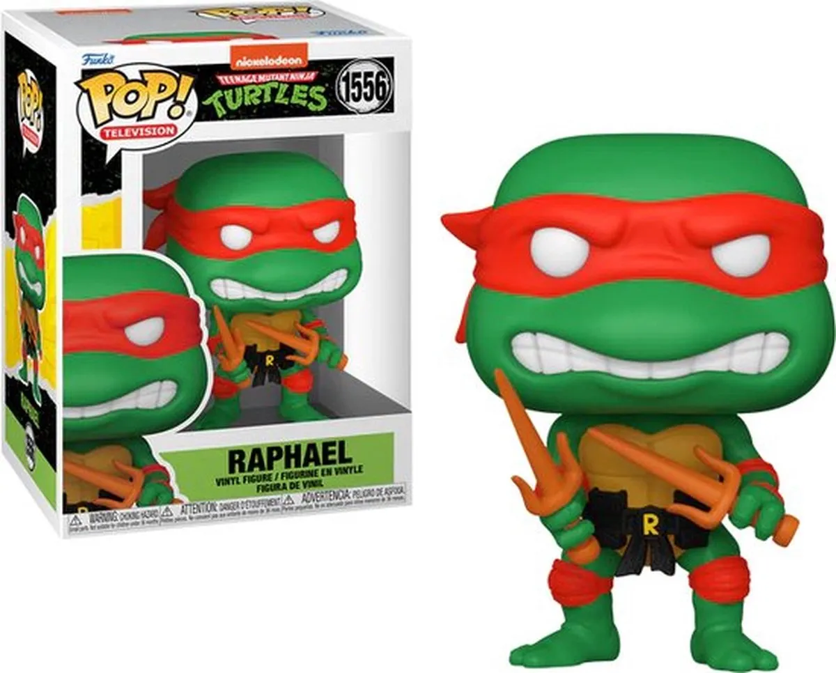 Funko Teenage Mutant Ninja Turtles Turtles in Time Raphael Pop! - Multicolor