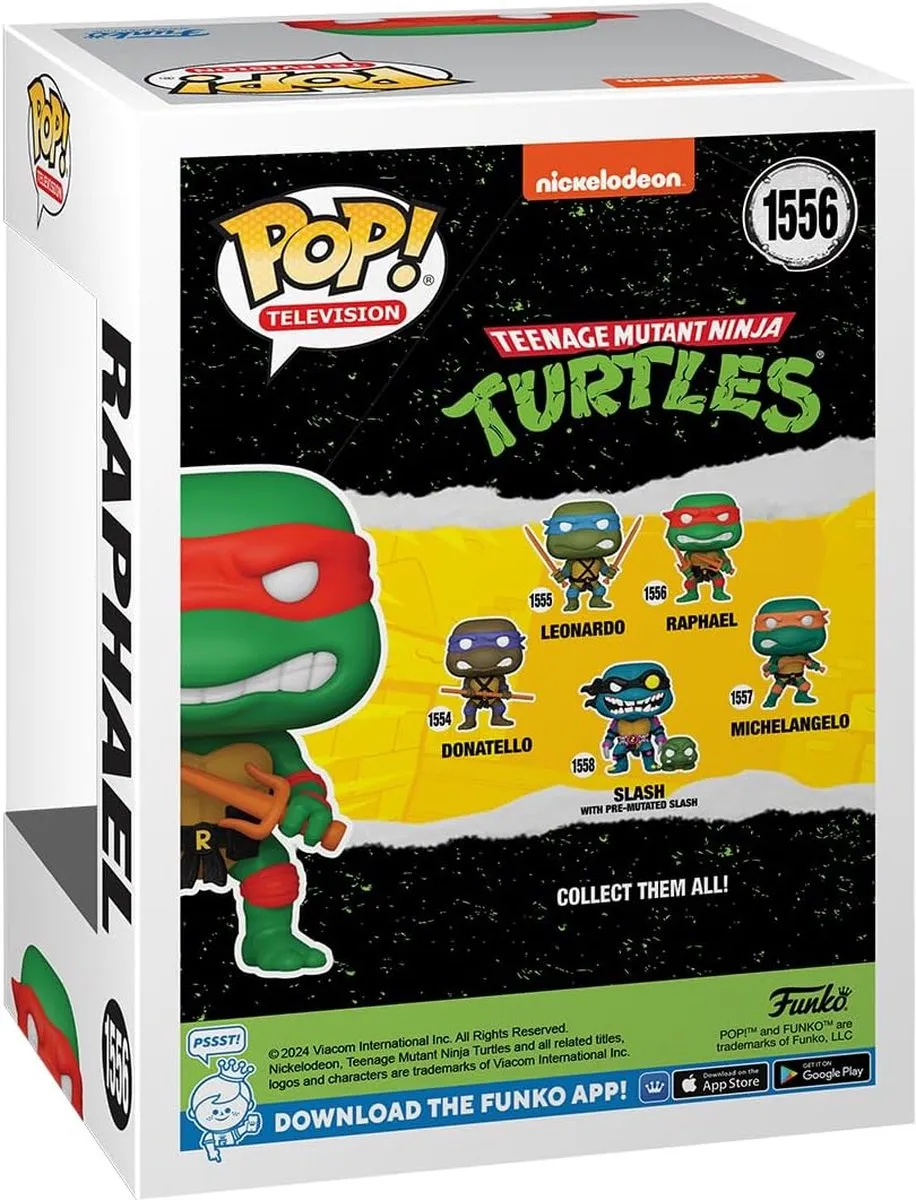 Funko Teenage Mutant Ninja Turtles Turtles in Time Raphael Pop! - Multicolor