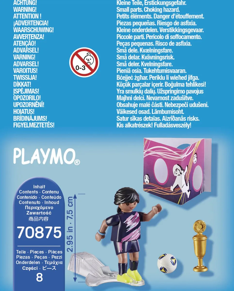Playmobil Special Plus Voetbalset 70875 - Multicolor
