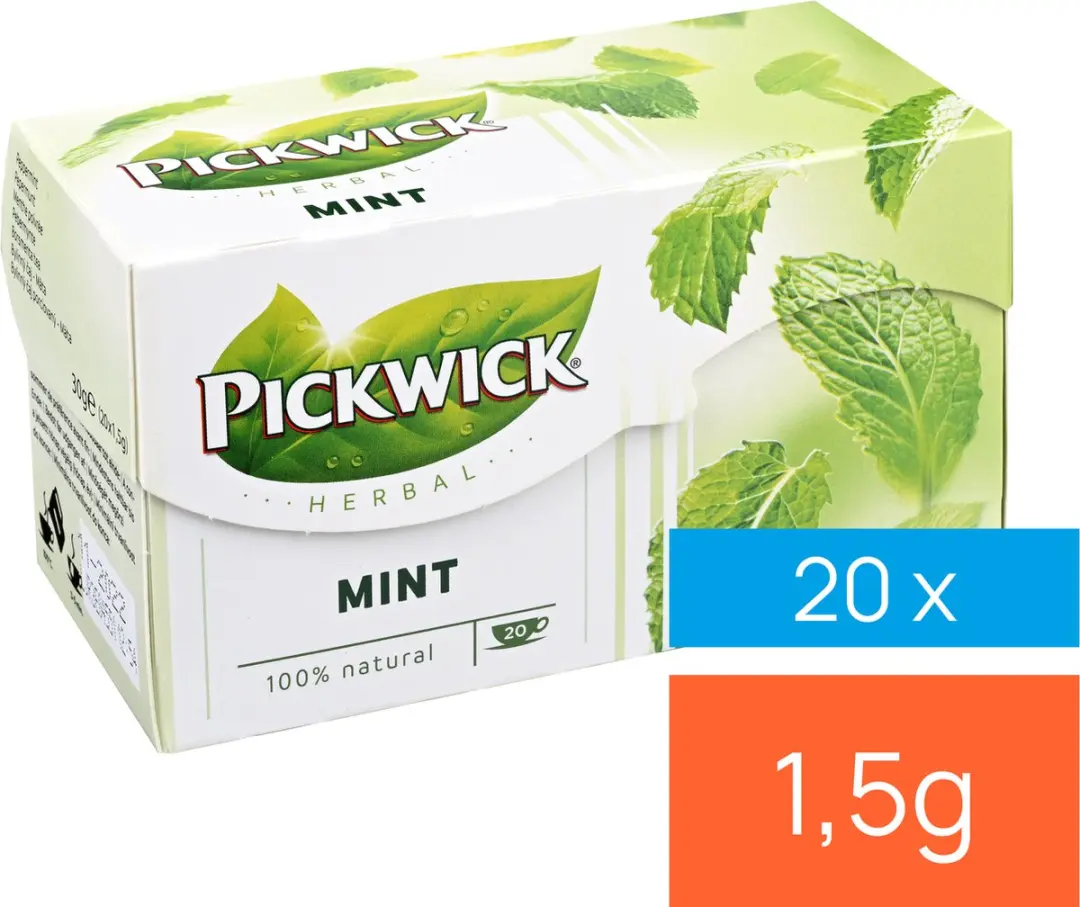 Pickwick Thee Herbal Munt 20x1,5g