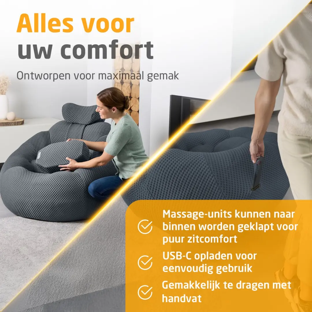 Medisana RS 150 Bubble Sofa - Donkergrijs - afbeelding 4 van 6