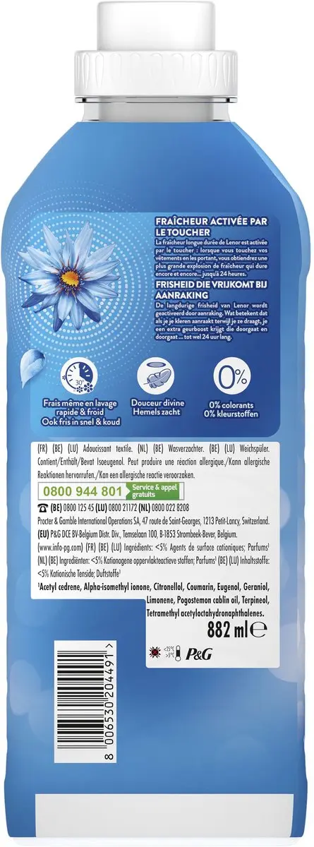 Lenor Zeebries Wasverzachter 12x42 Wasbeurten - 10,6L - afbeelding 2 van 6