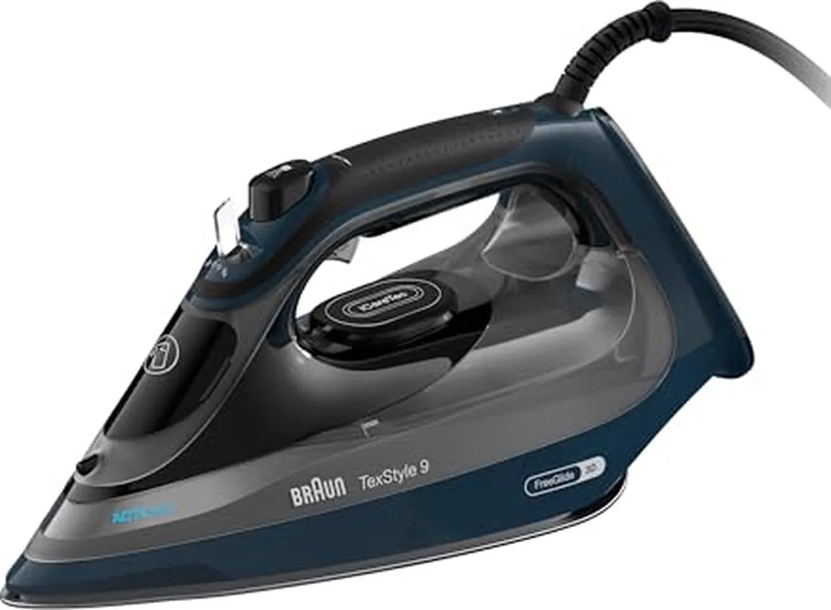 Braun TexStyle 9 SI 9682 Stoomstrijkijzer 3200W - Donkerblauw - afbeelding 6 van 6