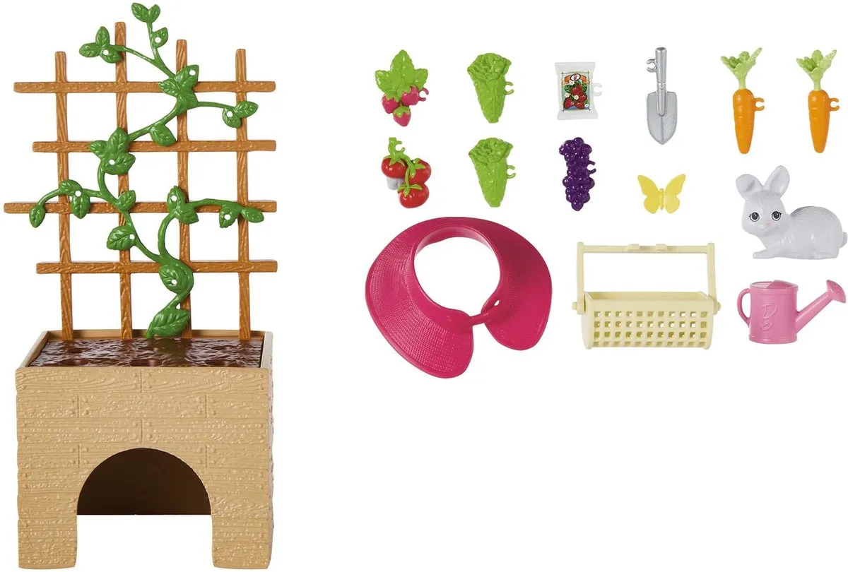 Barbie Tuinspeelset HCD45 - Bruin