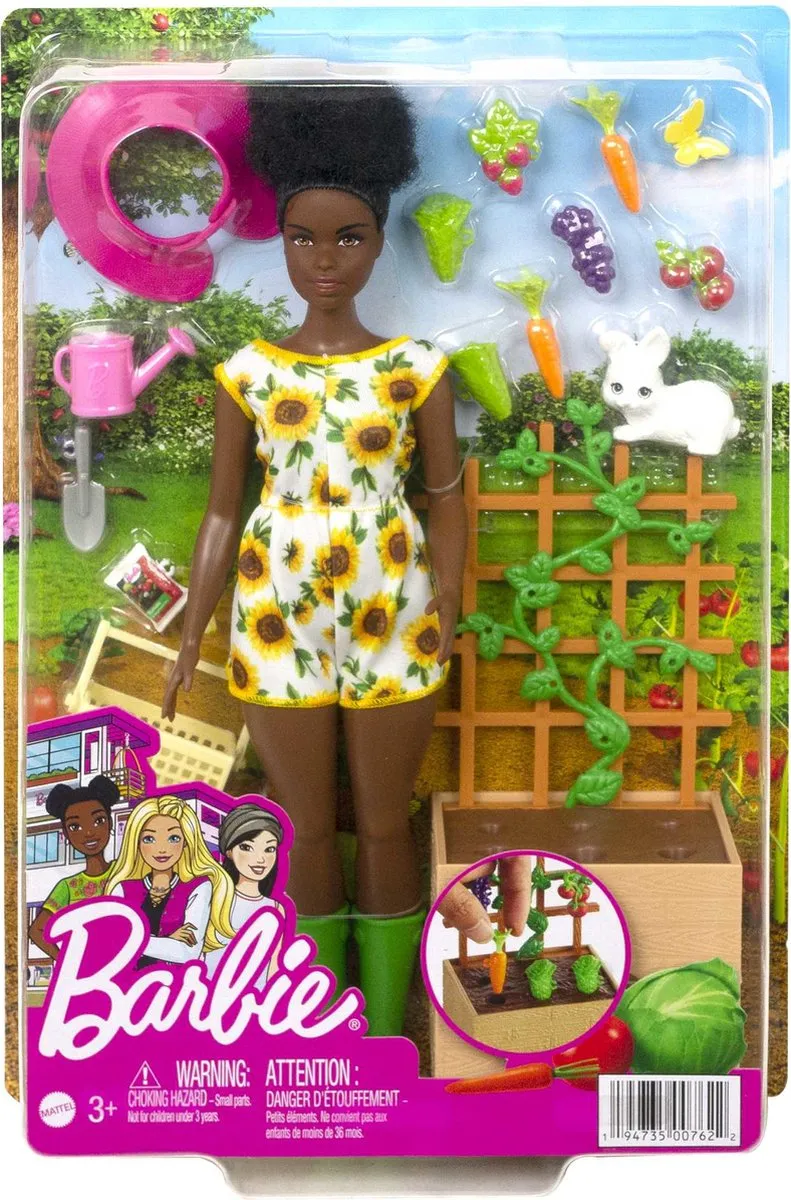 Barbie Tuinspeelset HCD45 - Bruin