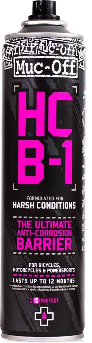Muc-Off HCB-1 Anti-Roest Spray 400ml - Zwart - afbeelding 3 van 6