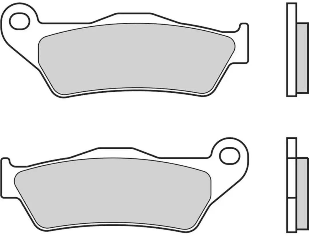 Brembo 07bb04sa Gesinterde Remblokken Transparant