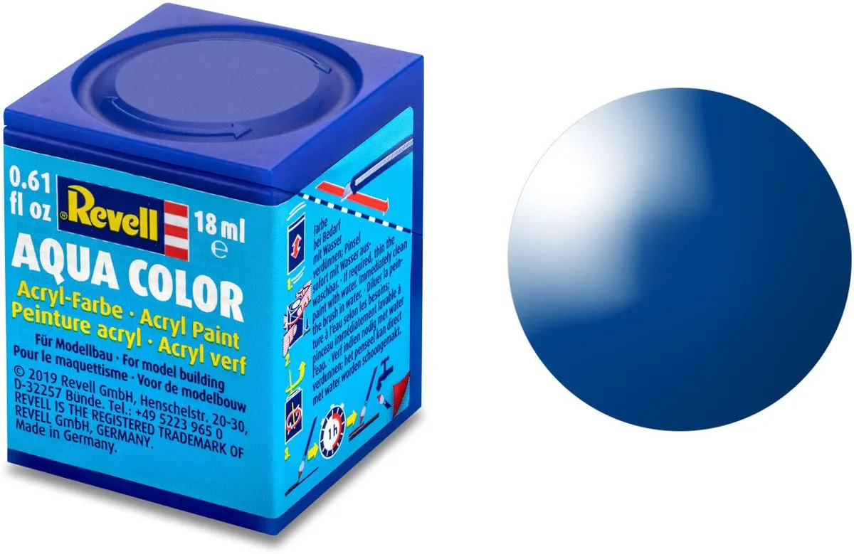 Revell Hobbyverf Acryl Blauw Gloss RAL5005