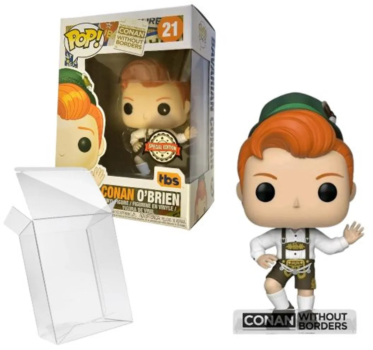 Funko POP Conan O'Brien Lederhosen Exclusief JJL181205 - Oranje - afbeelding 2 van 2
