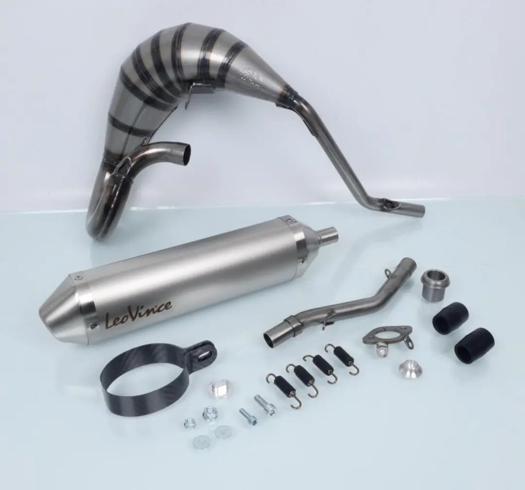 Pot d échappement Leovince pour Moto Derbi 50 Senda R Drd Pro 2006 à 2012 Neuf