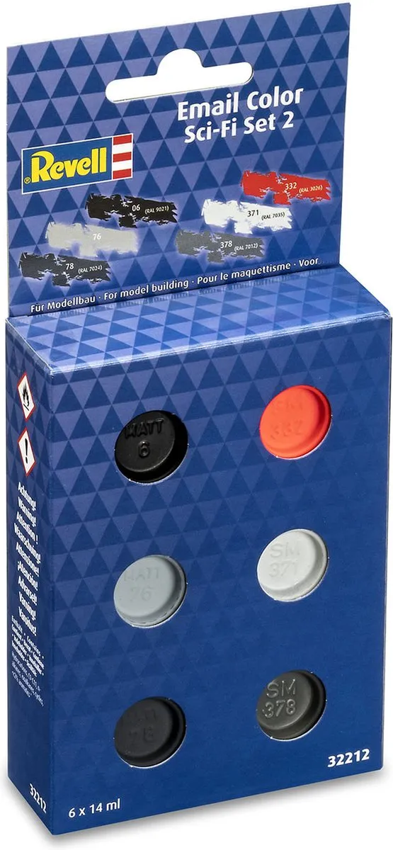 Revell Hobbyverf Enamel 32212 Sci-Fi Set