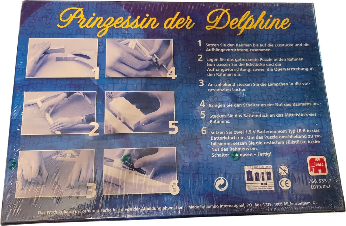 Jumbo Princes van de Dolfijnen Puzzel 1000 Stuks