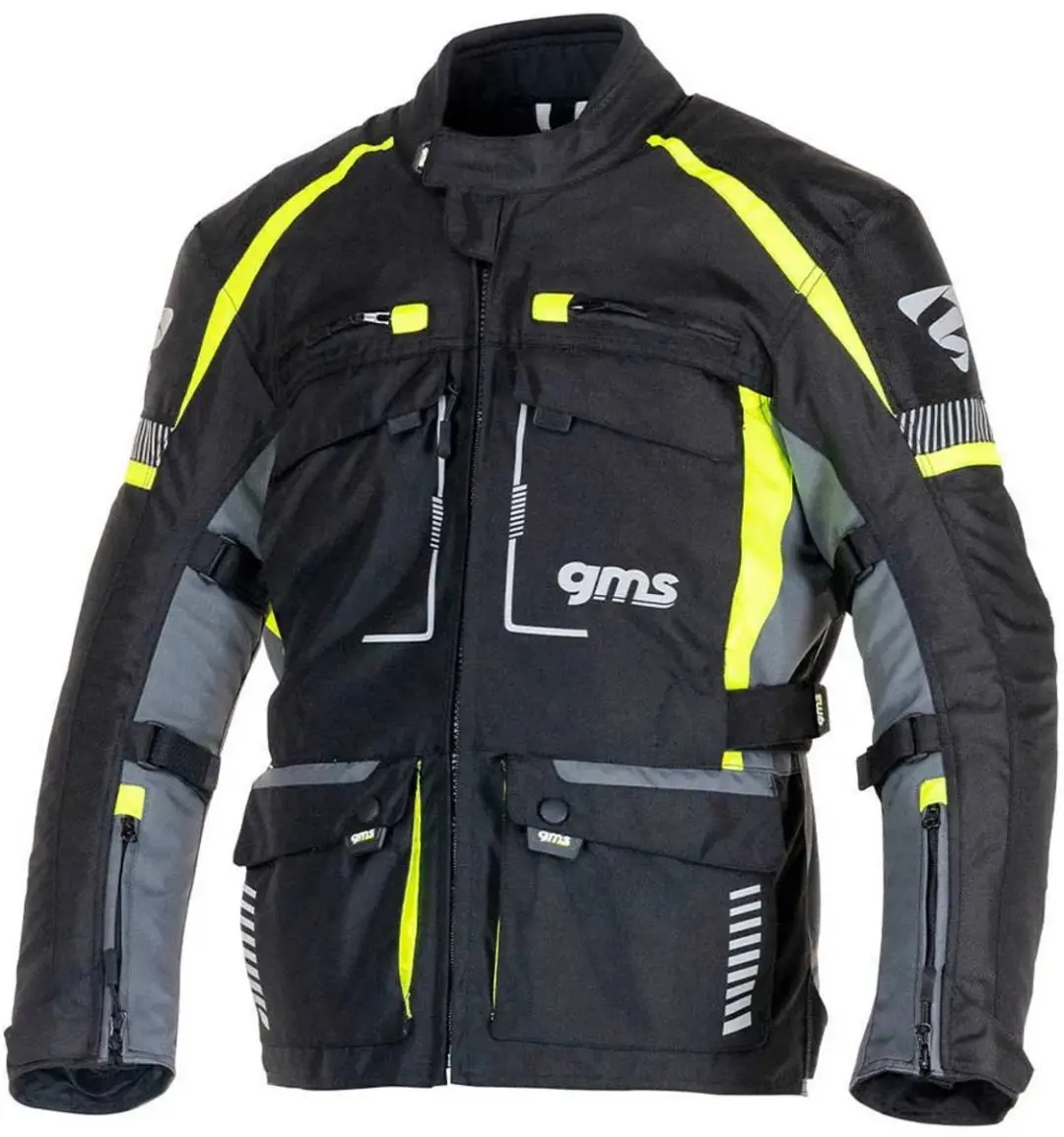 Gms Everest 3in1 Textiele Motorjas - Maat L - Zwart - afbeelding 6 van 6