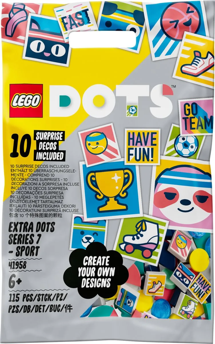 LEGO DOTS Extra DOTS Serie 7 Sport 41958