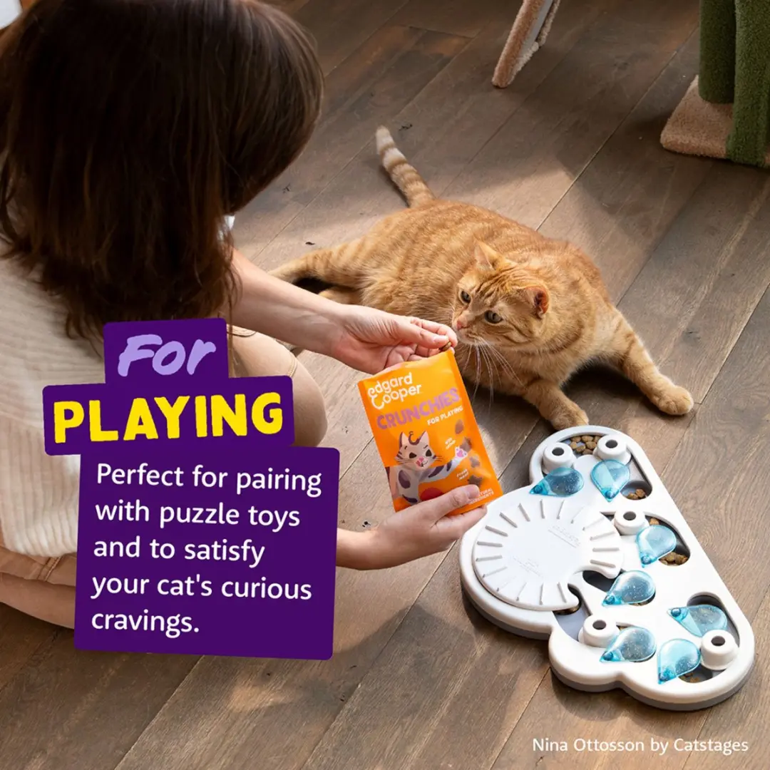 Edgard & Cooper Crunchies Kattensnack Kip 50g