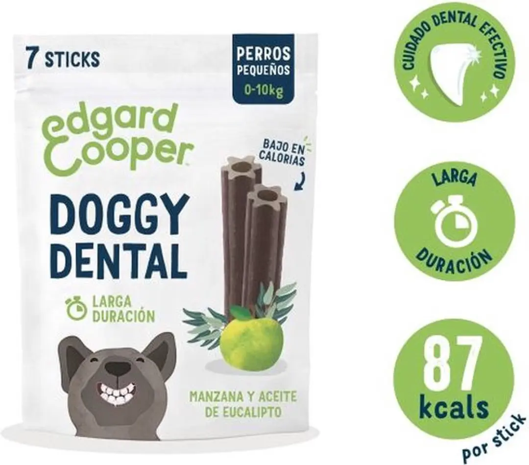 Edgard & Cooper Doggy Dental Appel Hondensnacks M