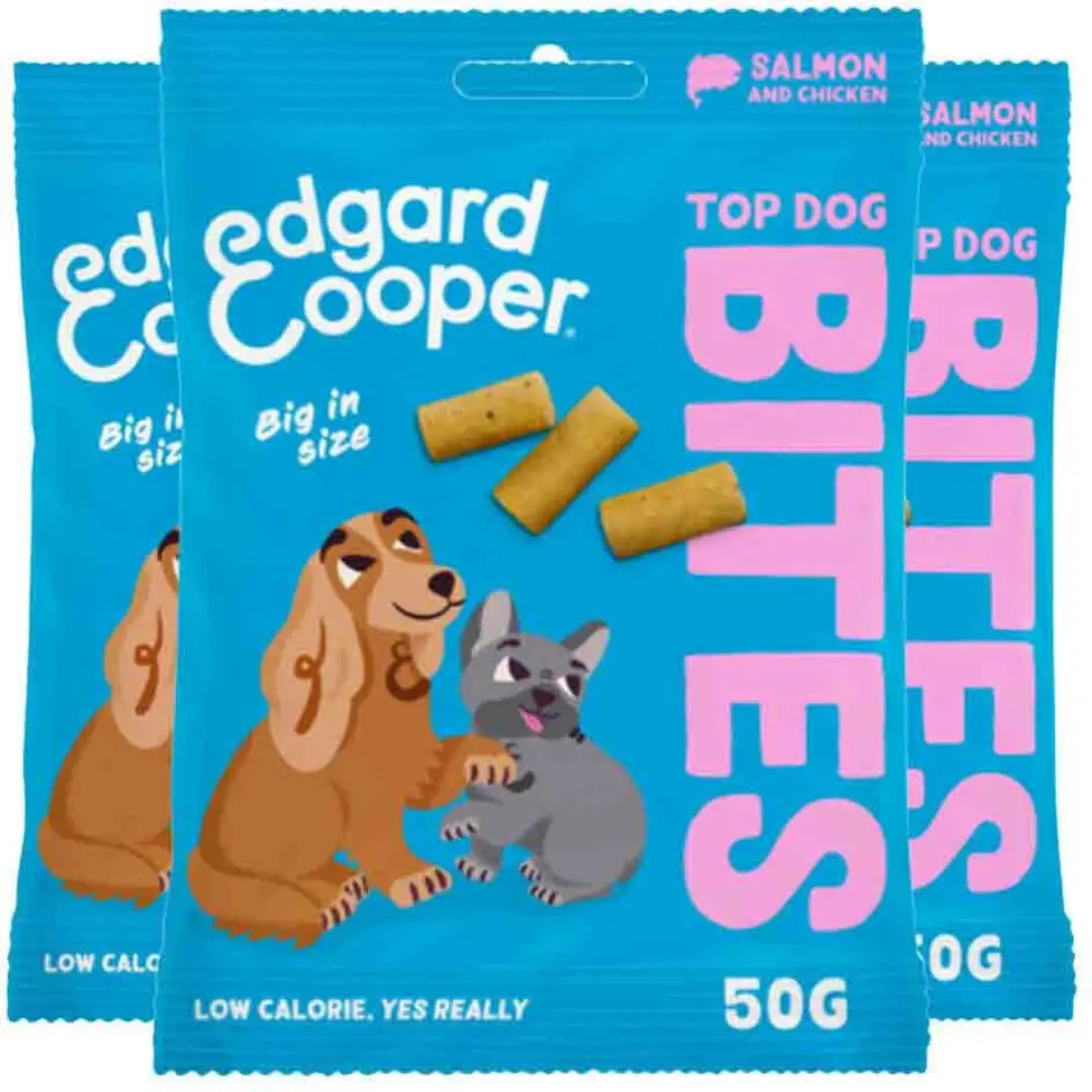Edgard & Cooper Adult Bite L Zalm & Kip 50g - 15 Stuks