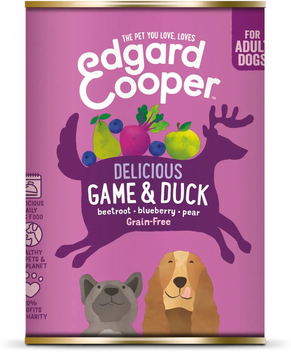 Edgard & Cooper Wild & Eend Hondenvoer Blik 400g