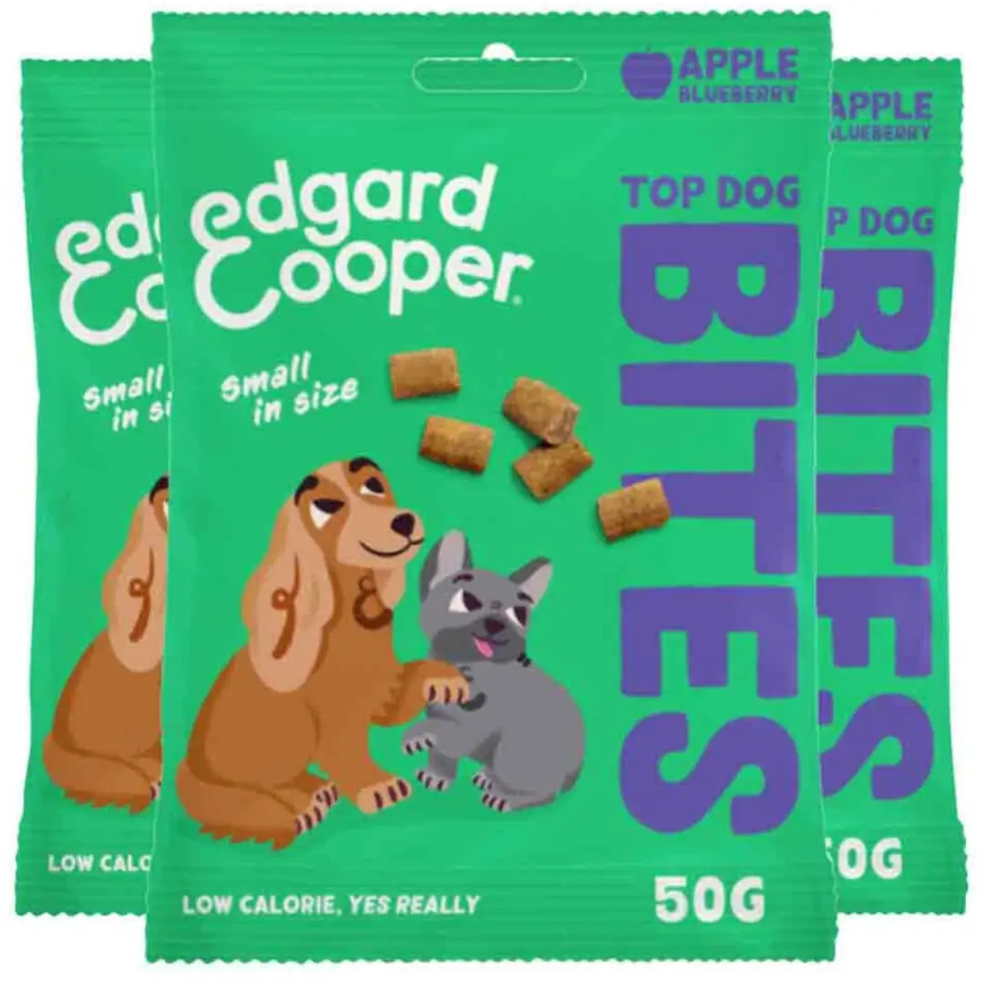3x Edgard & Cooper Adult Bite S Appel 50 gr