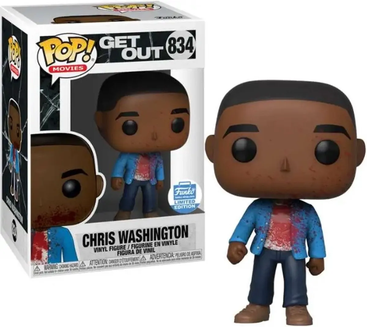Funko Pop! Movies Get Out Chris Washington Bloody #834