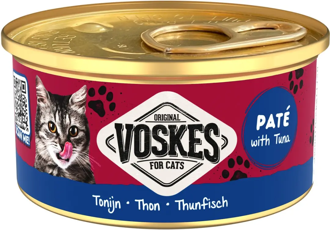Voskes Paté Kattenvoer Kip en Rund