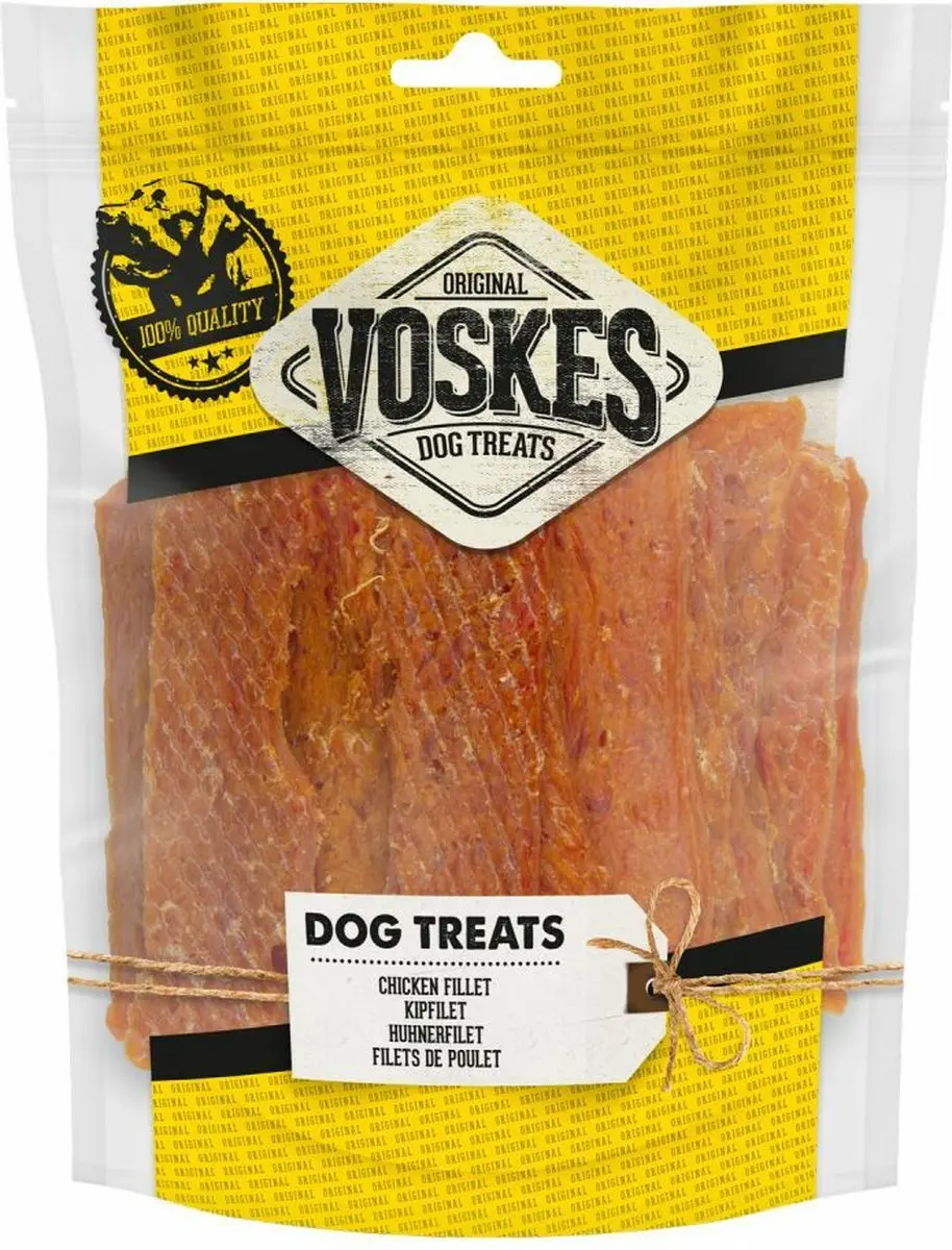 Voskes Hondensnack Kipfilet Dry 400g
