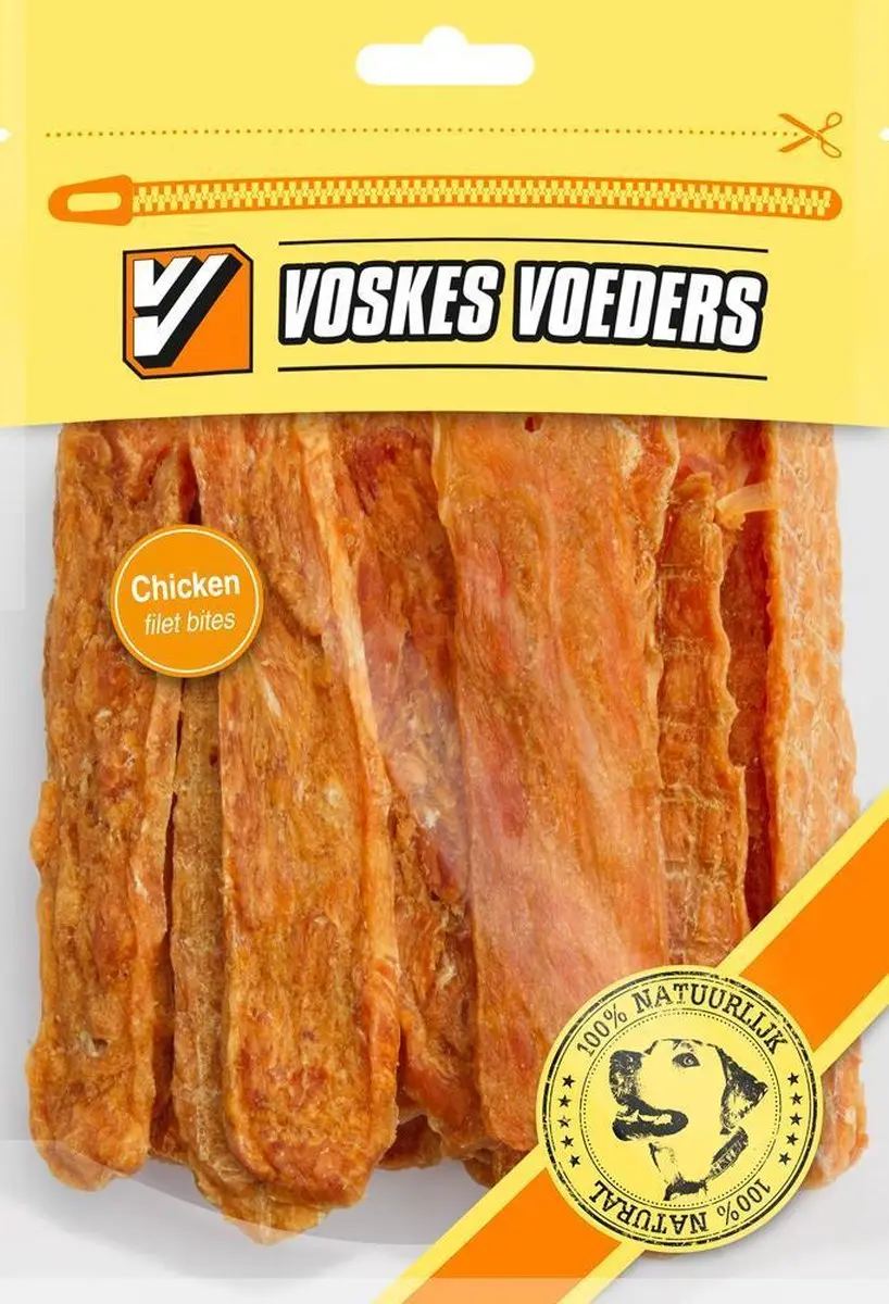 Voskes Hondensnack Kipfilet Dry 400g
