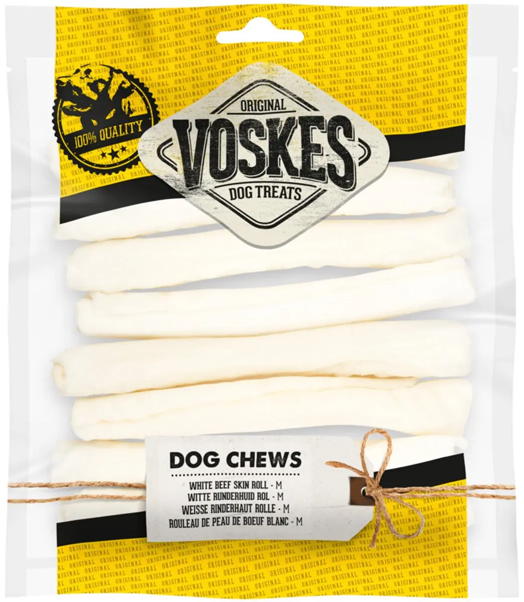 Voskes Hondensnacks Roll White M