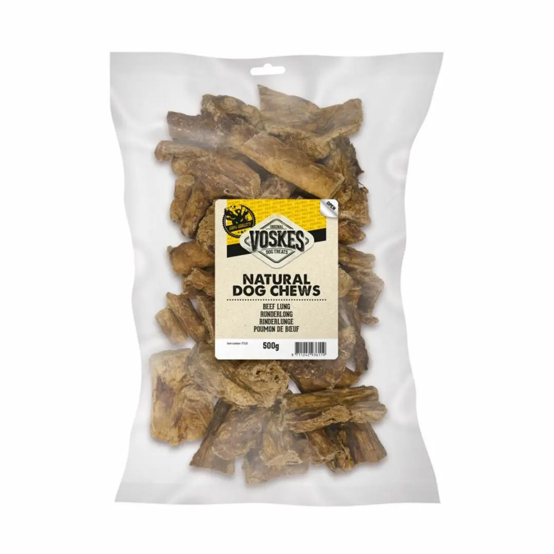 Voskes Runderlong Hondensnacks 500g