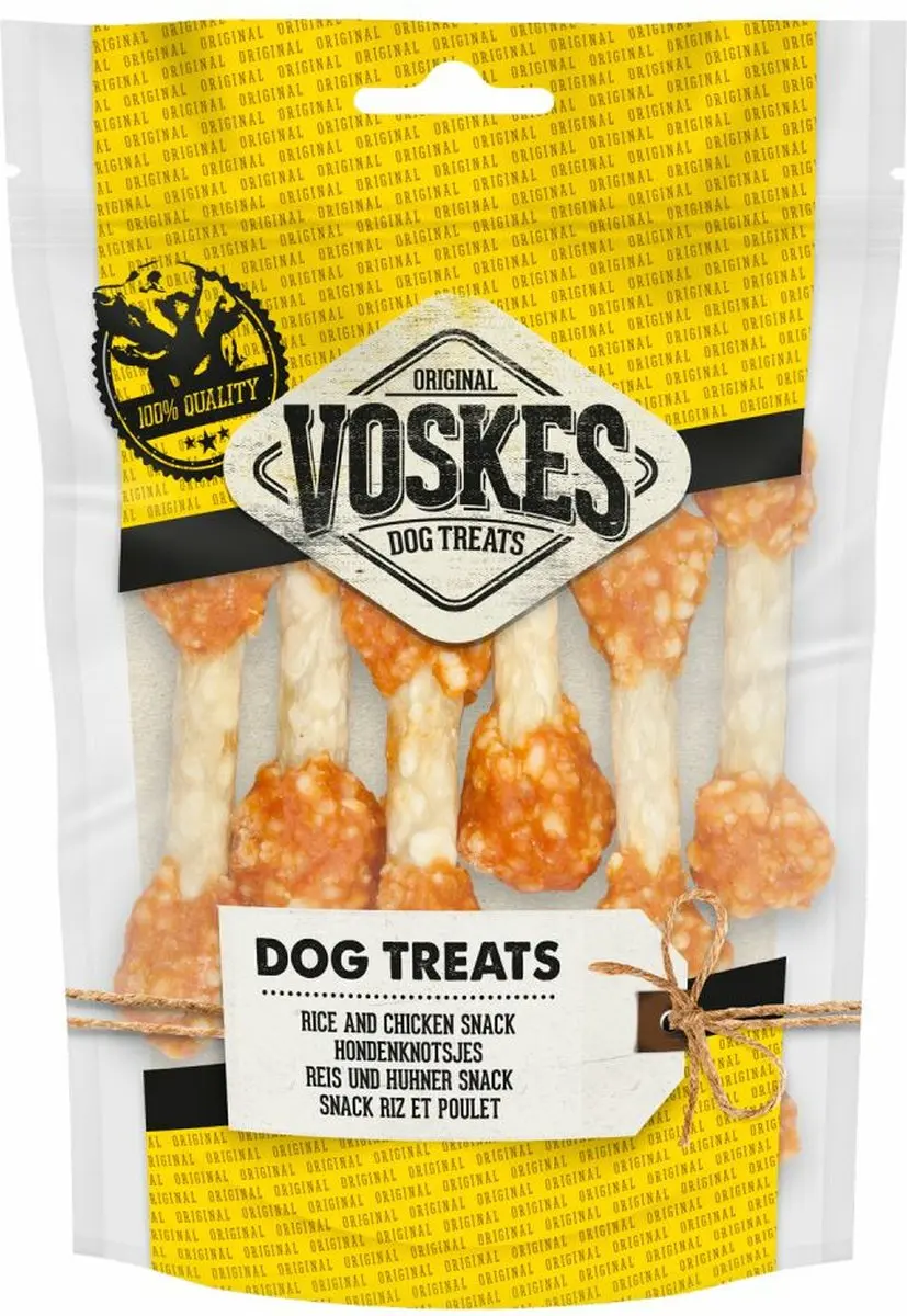 Voskes Hondensnacks Knotsjes - 800g Voordeelverpakking