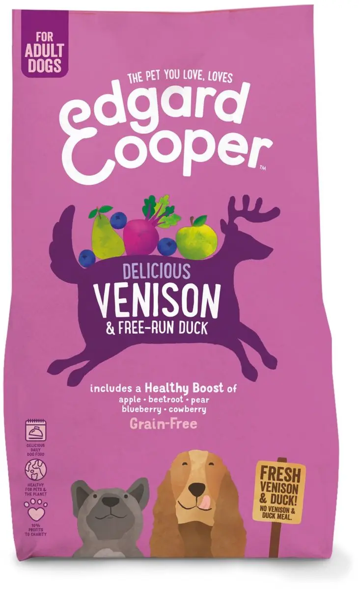 Edgard & Cooper Delicious Venison Adult Hert&Eend&Appel