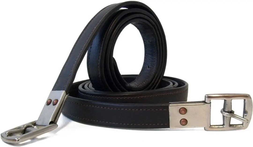 QHP Stijgbeugelriem Extra Sterk 120cm - Zwart