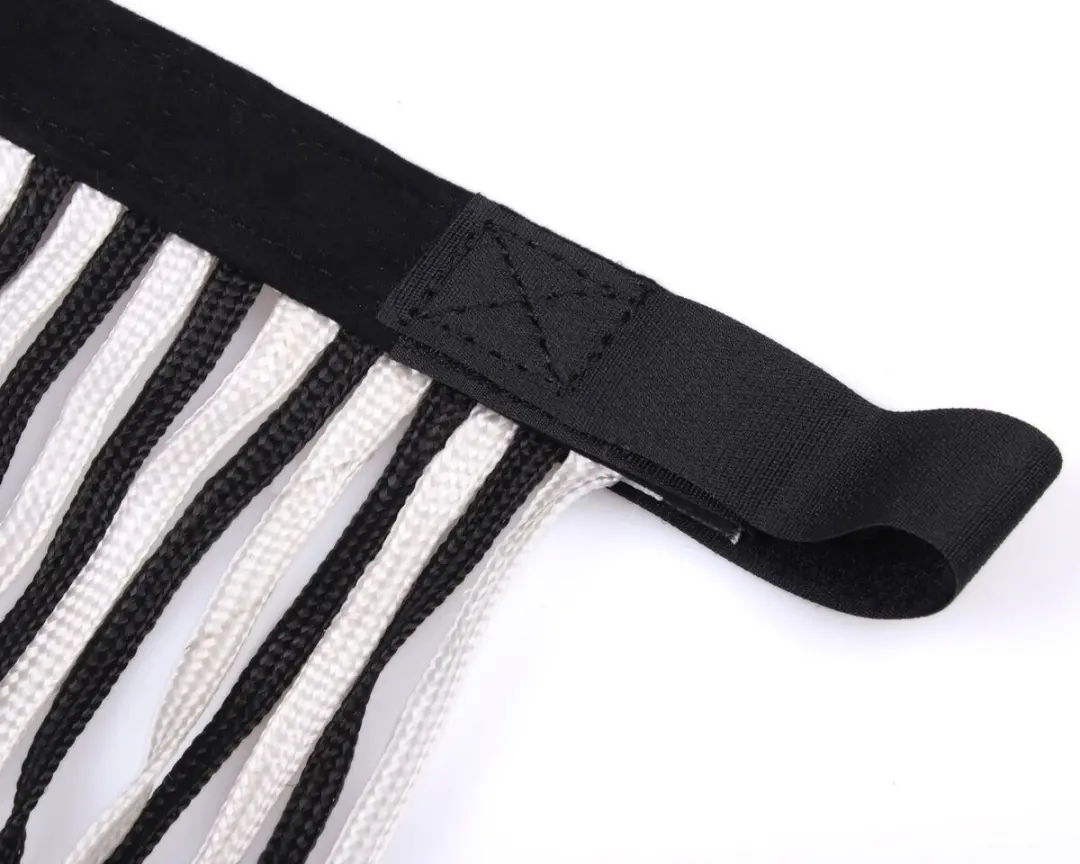 QHP Vliegenfrontriem Zebra Mini Shetlander