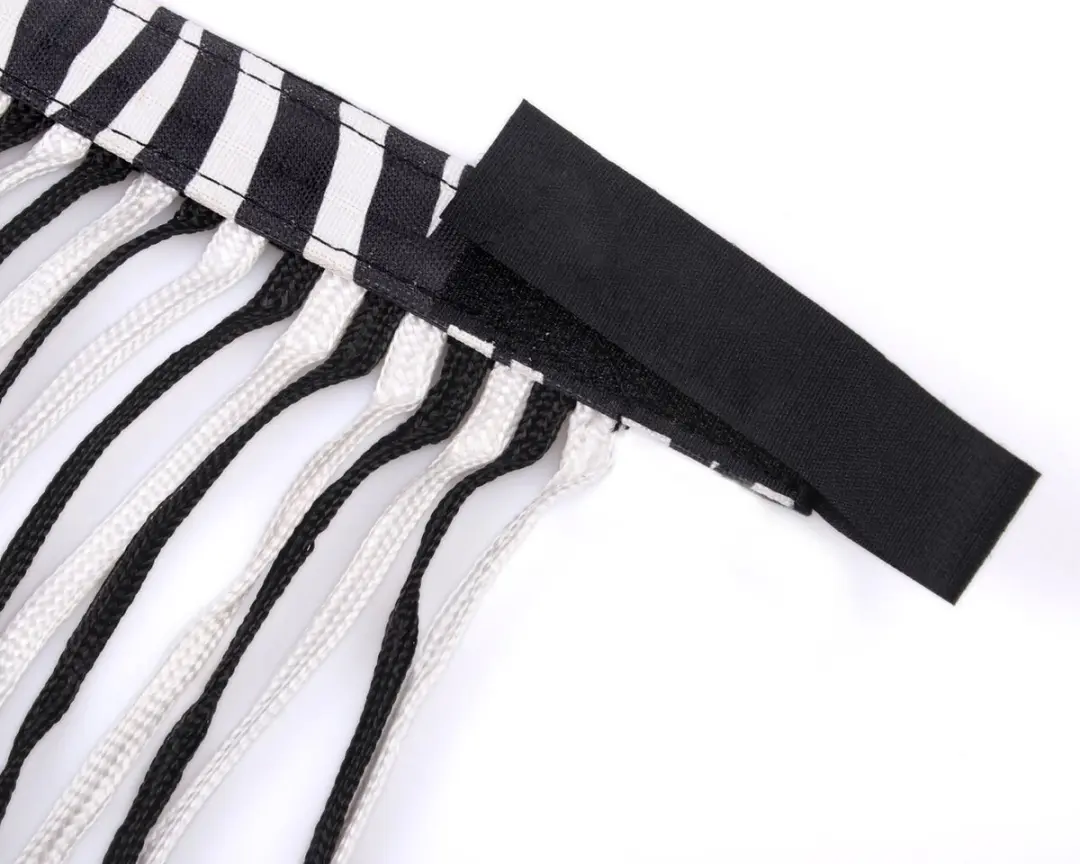 QHP Vliegenfrontriem Zebra Mini Shetlander