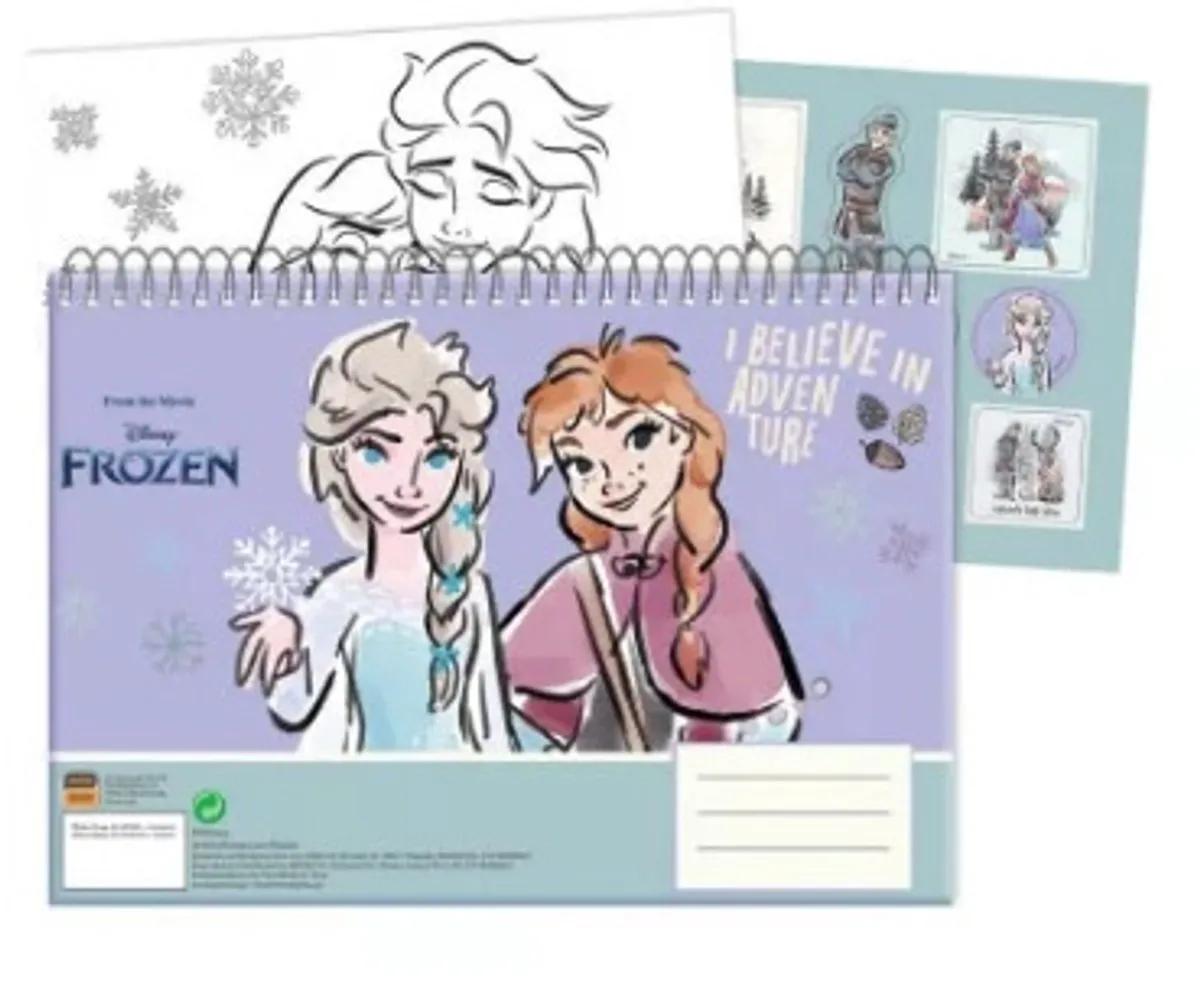 Disney Frozen Spiraalschetsboek 40 Pagina's