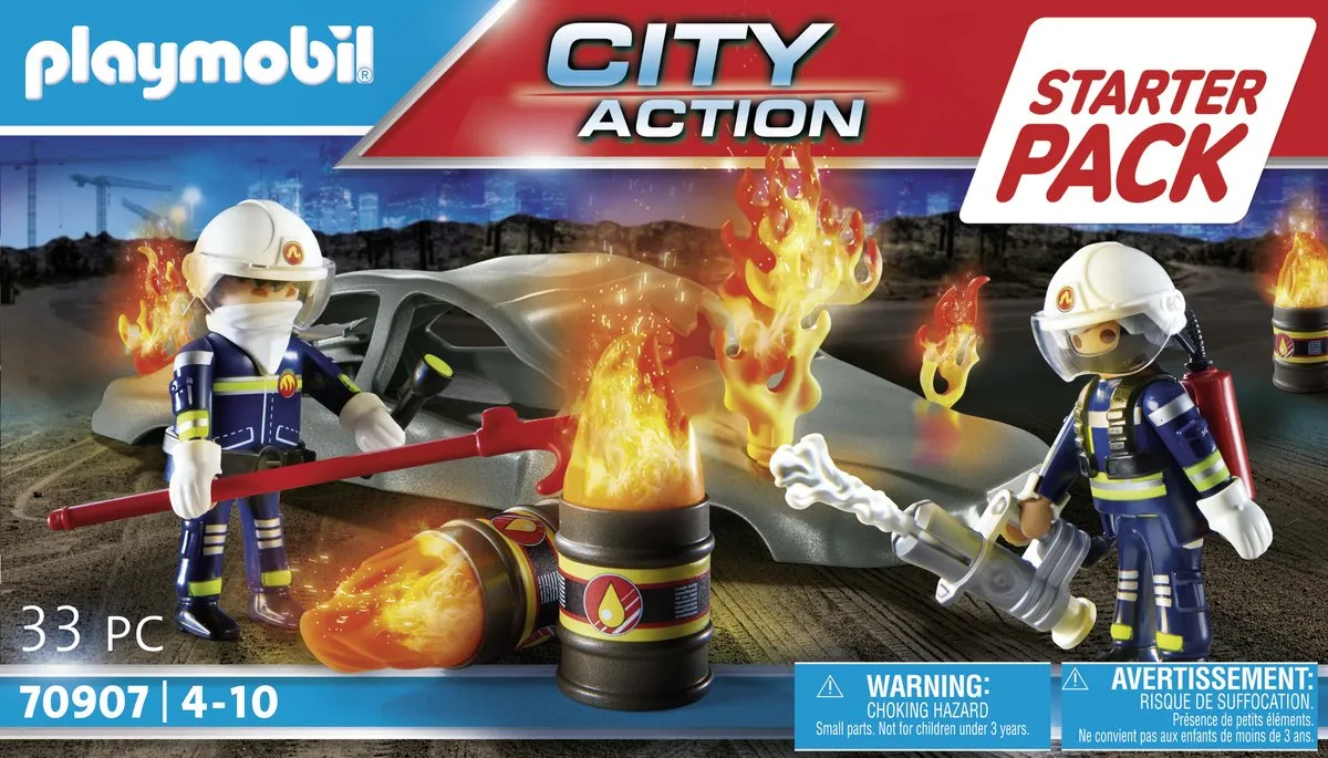Playmobil City Action Starterpack Brandweeroefeningen 70907 - Multicolor - afbeelding 6 van 6