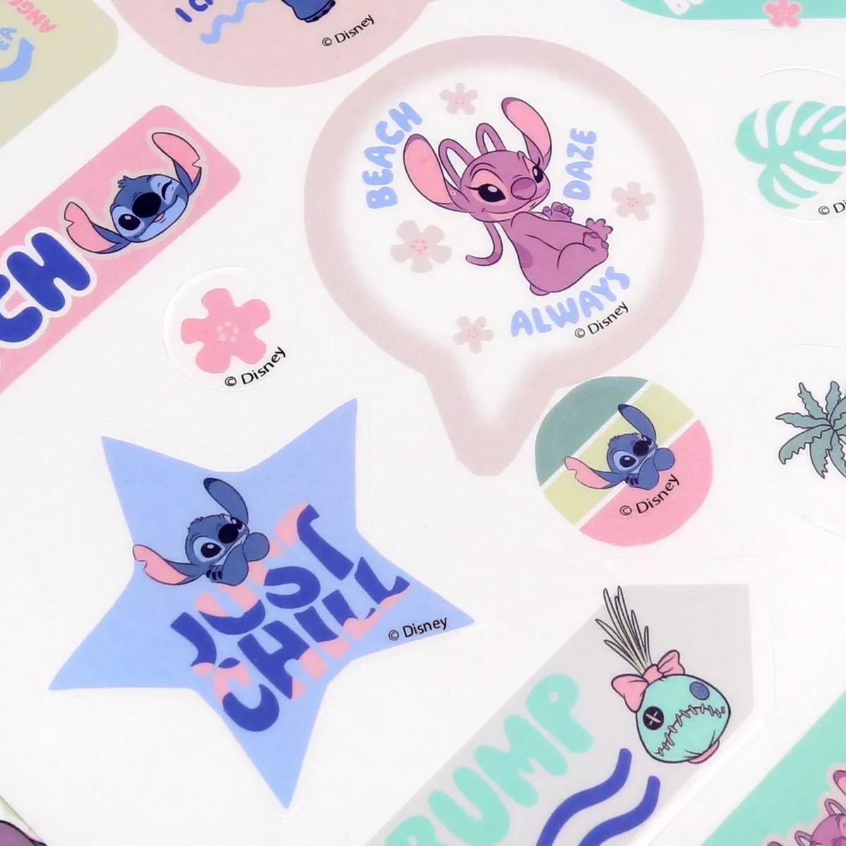 Disney Stitch Transparante Stickers - 63 Stuks