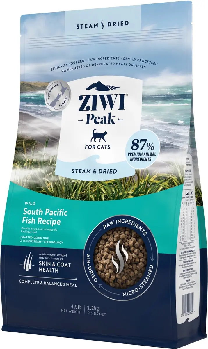Ziwi Peak Steam & Dried kattenvoeding