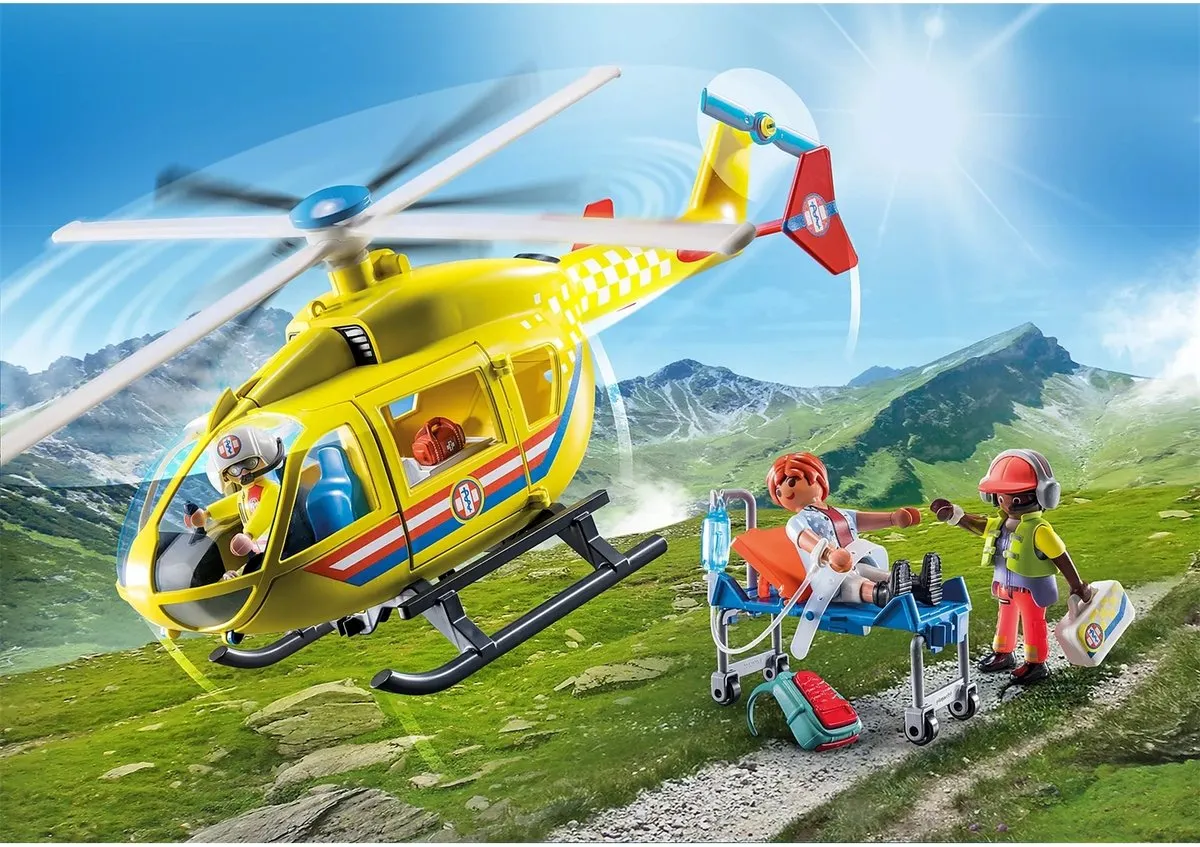 Playmobil Ambulance & Reddingshelikopter - Multicolor