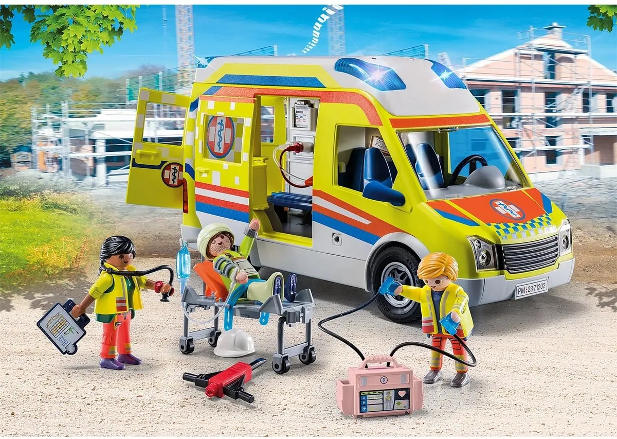 Playmobil Ambulance & Reddingshelikopter - Multicolor