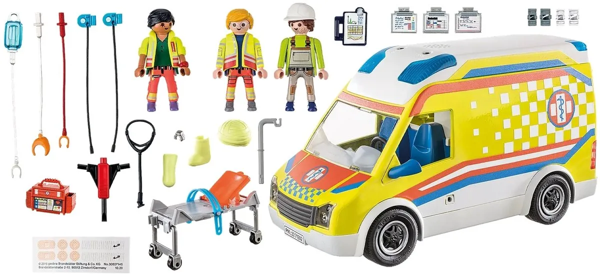 Playmobil Ambulance & Reddingshelikopter - Multicolor