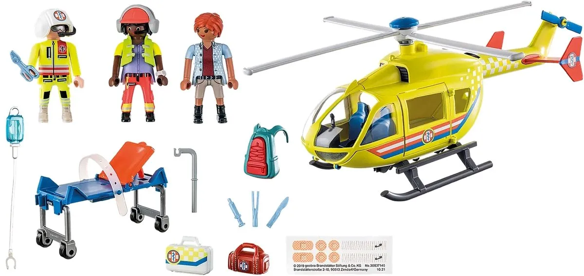 Playmobil Ambulance & Reddingshelikopter - Multicolor