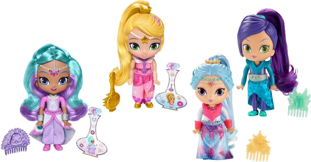 Fisher Price Shimmer & Shine Oceana Zeta Pop 15cm - Multi Color - afbeelding 5 van 6