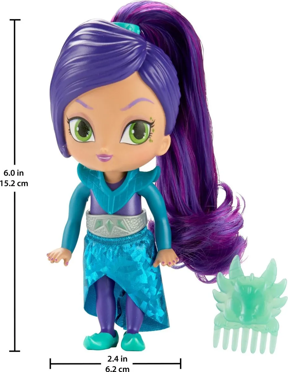 Fisher Price Shimmer & Shine Oceana Zeta Pop 15cm - Multi Color - afbeelding 4 van 6