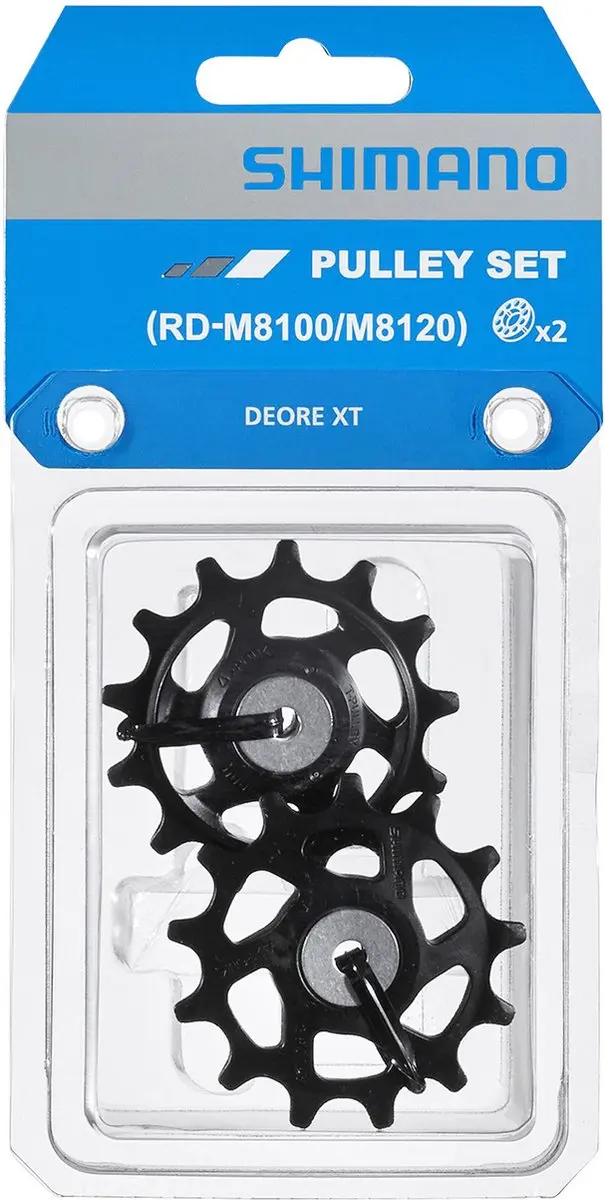 Shimano Deore XT RD-M8100 Derailleurwielset 12-speed - Zwart
