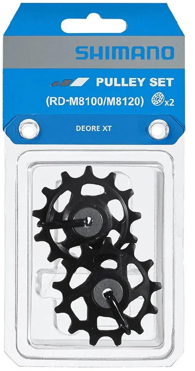 Shimano Deore XT RD-M8100 Derailleurwielset 12-speed - Zwart